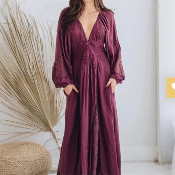chinese dress ladies Free People Printed Dixie Maxi Dress – Josie's Boutique